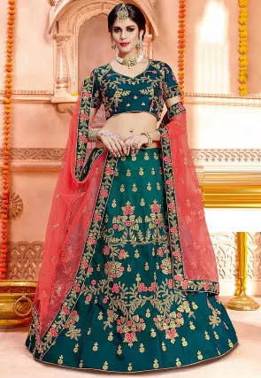 embroidered-art-silk-lehenga-in-teal-green-and-blue-v1-lat21